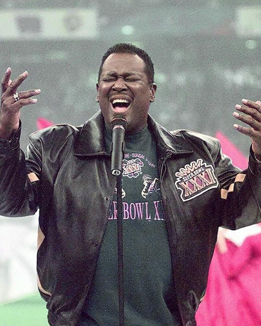 Luther Vandross, Super Bowl XXXI, National Anthem